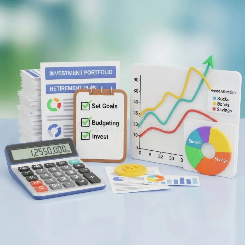 Finance analysis tools calculator and charts